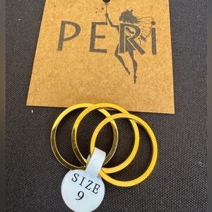 PERI’S Stainless Steel Gold Ring